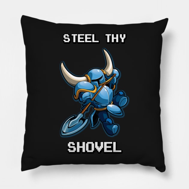 Steel Thy Shovel Pillow by VibrantEchoes