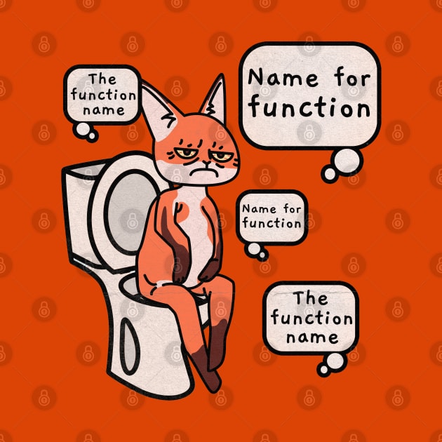 Name the function Funny coder in closet by SashaShuba