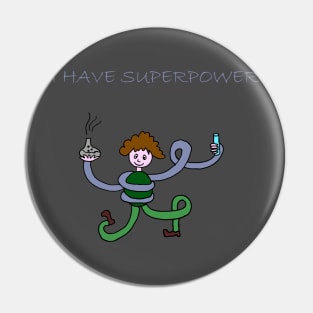 Superpower Pin