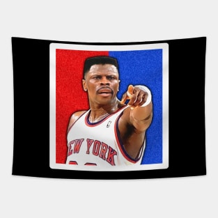 Red and blue patrick ewing Tapestry