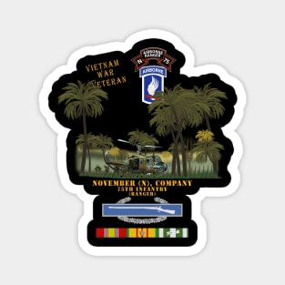 Ranger Infil  - N Co, Ranger, 173rd Airborne Bde, Vietnam Jungle Magnet