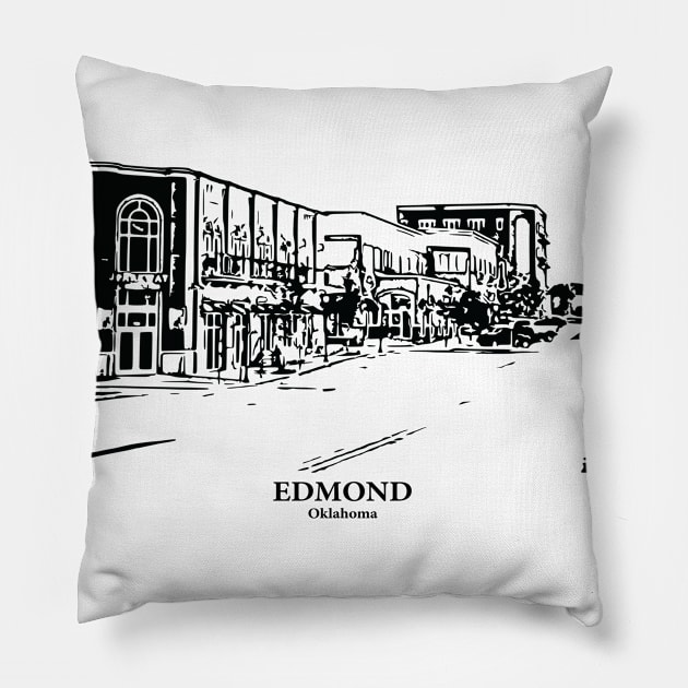 Edmond - Oklahoma Pillow by Lakeric