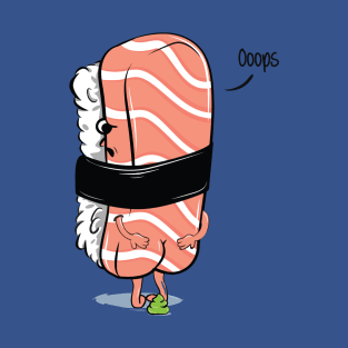 sushi poops wasabi 1 T-Shirt