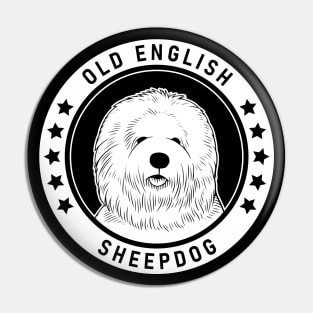 Old English Sheepdog Fan Gift Pin