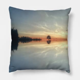 Mirrored Horizon Pillow