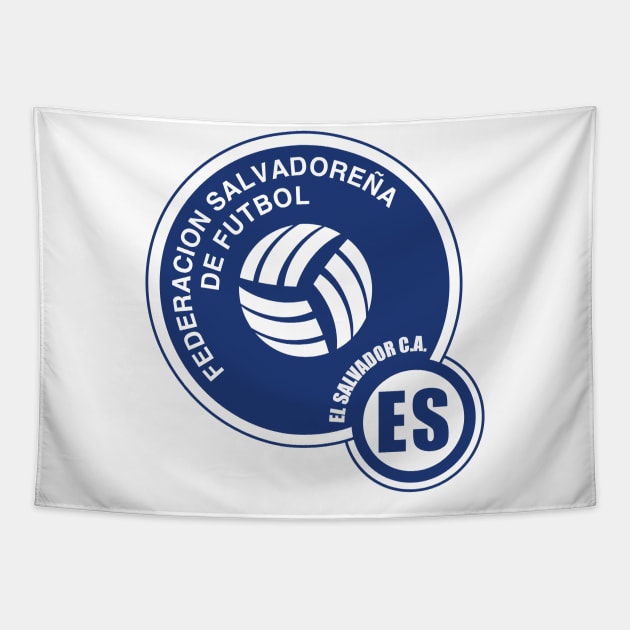 Federacion Salvadorena de Futbol El Salvador beach soccer Tapestry by Estudio3e