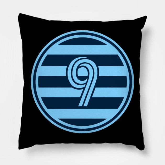 The Alan Pulido Number 9 Jersey Sporting Kansas City Pillow by naesha stores