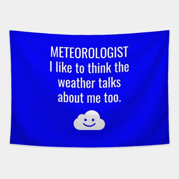 Fun Weather Shirt Tapestry by jutulen