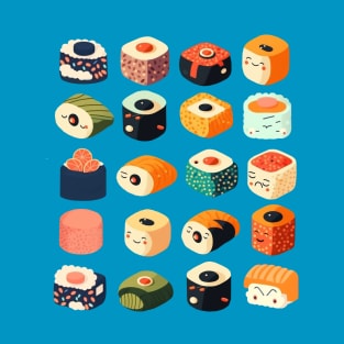 sushi pattern T-Shirt