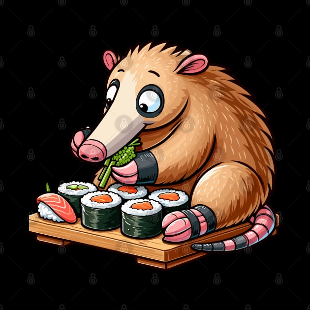 Aardvark Eating Sushi by MoDesigns22 