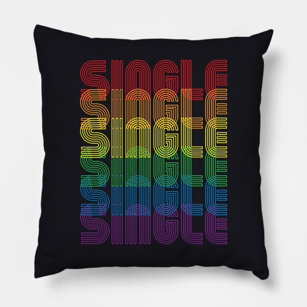 Sinlge | Gay Pride Pillow by jomadado