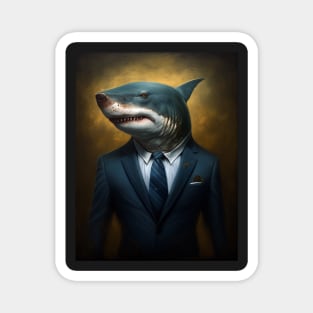 Royal Portrait of a Shark Magnet