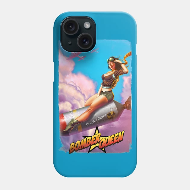 Bomber Queen Phone Case by Valzonline