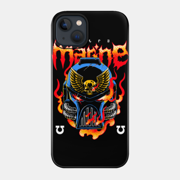 Ultra Marine Metal - Warhammer 40k - Phone Case