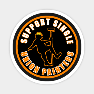 Support Single Union Painters Magnet