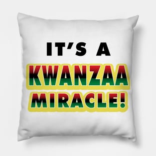 It's a Kwanzaa Miracle! Pillow