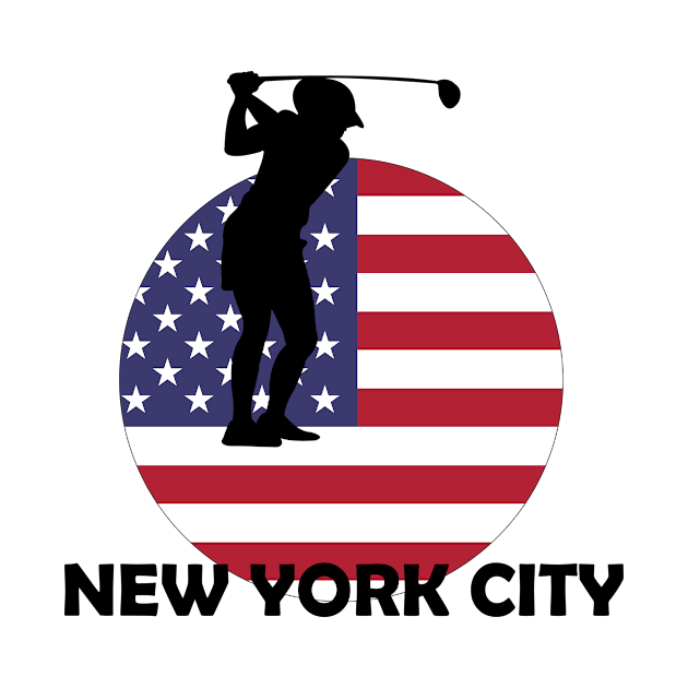 New York City Golf by ArtDesignDE