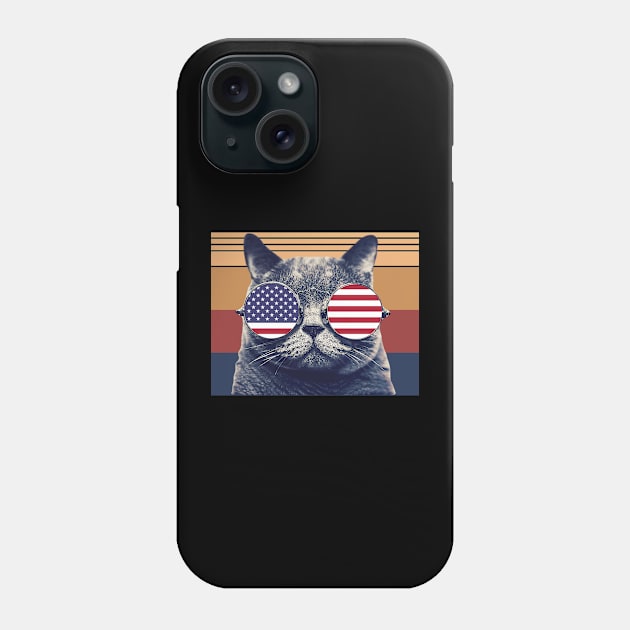 Ameowica America - Independence Day Phone Case by MaydenArt