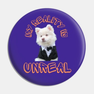 A dog in a suit Pin