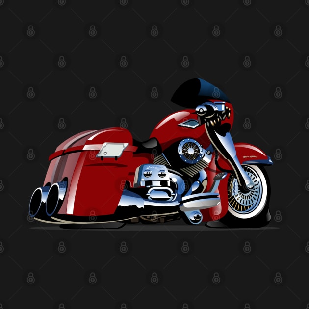 Cartoon Motorbike by Mechanik