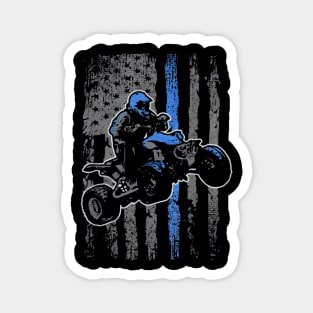 ATV america flag Magnet