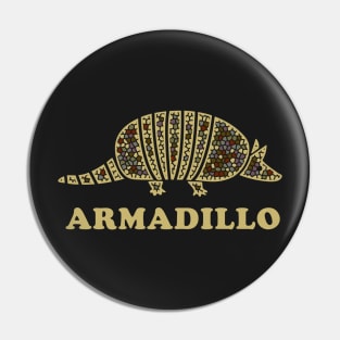 Armadillo Art Pin