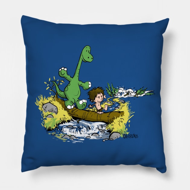 River Friends Pillow by crocktees