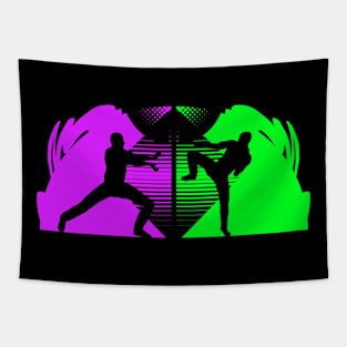 karate fight club Tapestry