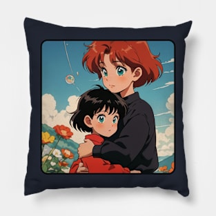 Love of Mother Anime Style Pillow