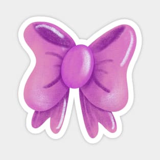 Pink & Purple ribbon Magnet