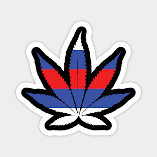 Slovakia Pot Leaf Magnet