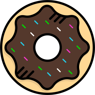 Cute Donut - Icon Magnet