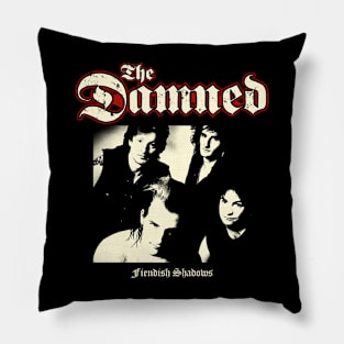 The Damned retro vintage Pillow