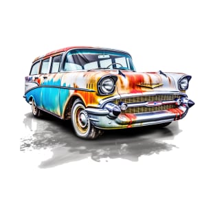 1957 Chevy Station Wagon T-Shirt