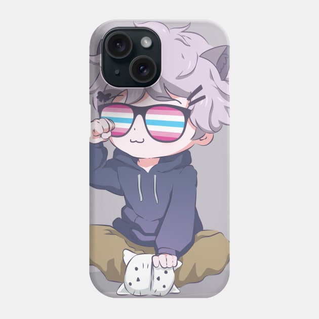 Femboy Chibi Anime Boy Kawaii Neko Gift Phone Case by Alex21