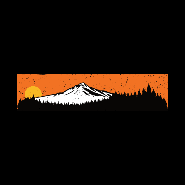 Mount Hood Sunset by M. Pidgeon Design