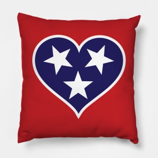 Tennessee Tri Star Design Pillow