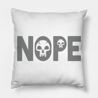 Black Nope Pillow