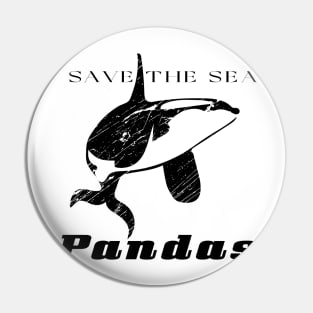 Save The Sea Pandas Pin