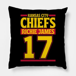 Kansas City Chiefs Richie James 17 American Football Team Pillow