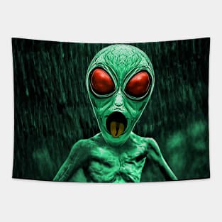 Planet X Aliens Sci-Fi NFT Collection Tapestry