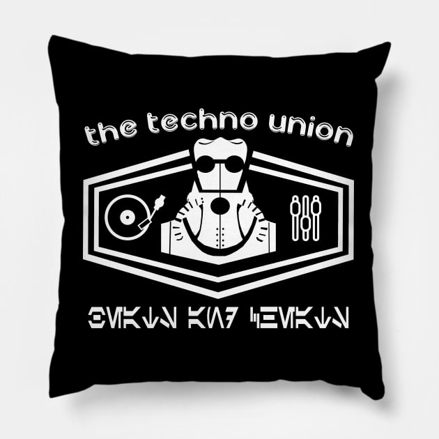 The Techno Union Pillow by PopCultureShirts