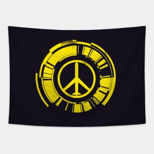 Walker of Peace [Yellow] Tapestry