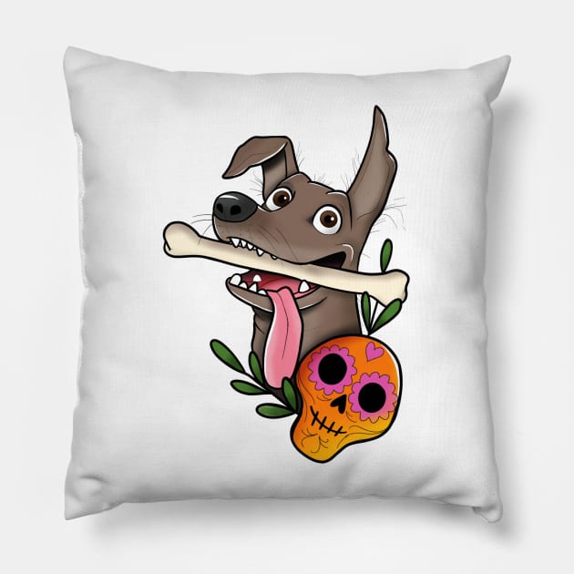 Dante from Coco Pillow by Jurassic Ink