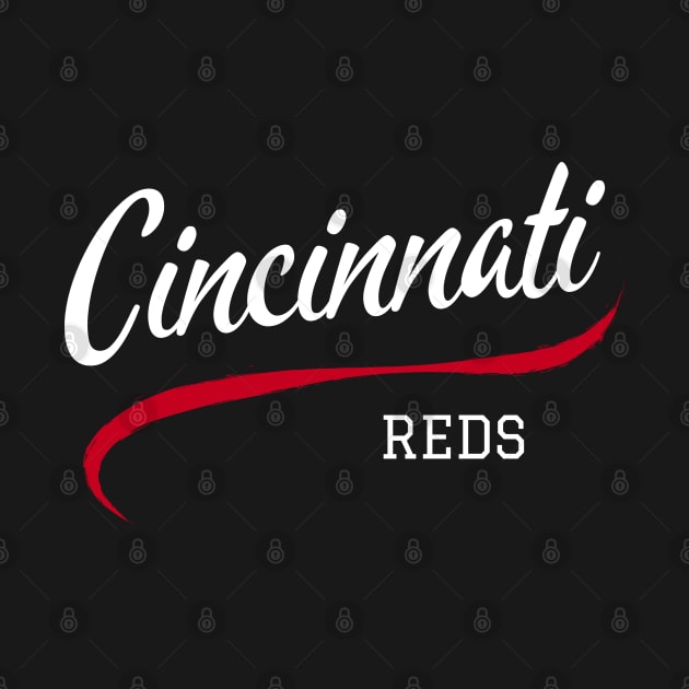 Cincinnati Reds Retro by CityTeeDesigns