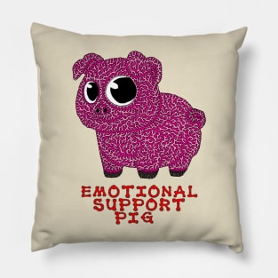 Emotional Support Pig Pillow