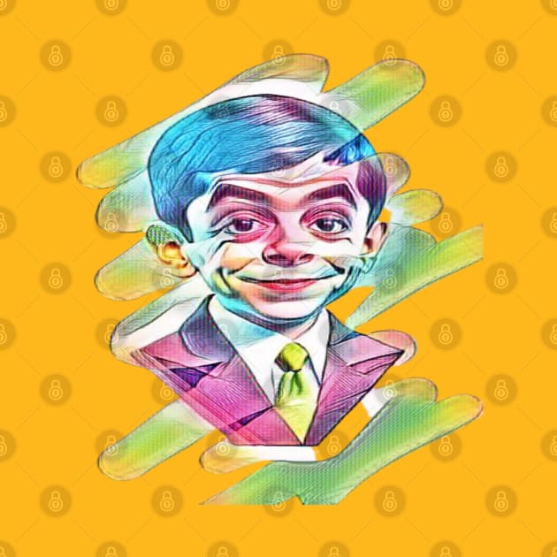 Animated Mr. Bean: Childhood Geometric Delight by NikwinTrends