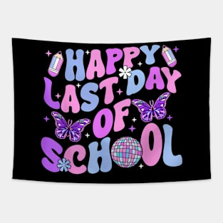 Last Day Of School Teacher Boy Girl Grad Hello Summer Tapestry