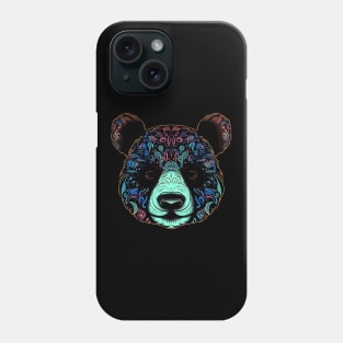 Colorful Psychedelic Mandala Panda - Vibrant and Eye-catching Design Phone Case