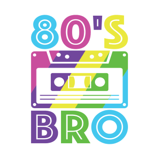 Retro 80's Bro Cassette Tape T-Shirt